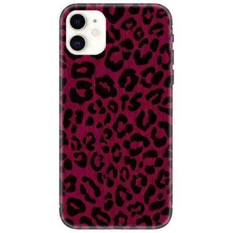 TeknobaStore_2aca5ecd9d311948b489e406230c846b Burgundy Leopard - Görsel 1