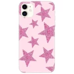 Glitter Pink Stars
